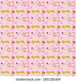 Background pattern with arrow shapes in very matching colors