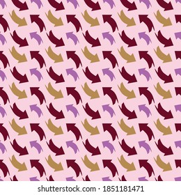 Background pattern with arrow shapes in very matching colors