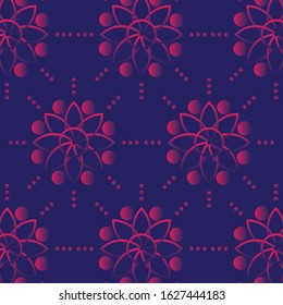 Background pattern based on simple ornaments. Beautiful colors. Average thickness