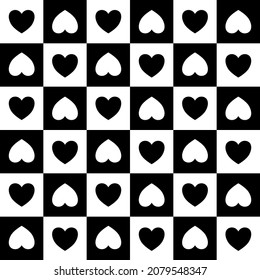 Background pattern, black heart pattern, for screening on various materials such as carpets, shirts, bags, handkerchiefs, mobile phone cases, glass, etc.

