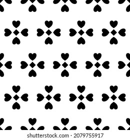 Background pattern, black heart pattern, for screening on various materials such as carpets, shirts, bags, handkerchiefs, mobile phone cases, glass, etc.