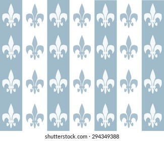 background pattern with blue fleur de lis