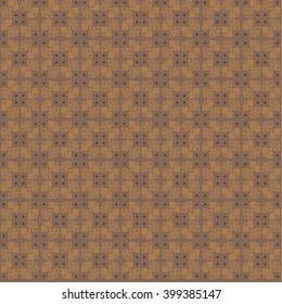 Background Pattern Brown Batik Seamless