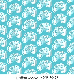 background pattern with camera