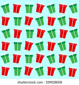 The background pattern for Christmas gift box