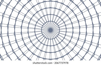 Background pattern circle like a spider web