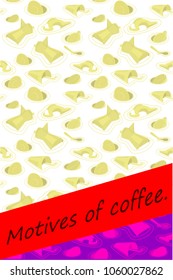 Background pattern of coffee.
