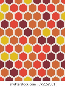Background pattern with color hexahedrons