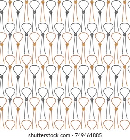 background pattern with cowboy bolo ties