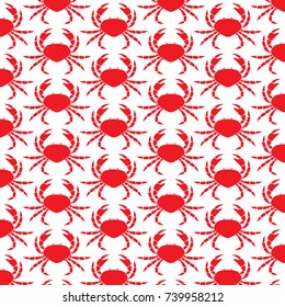 background pattern with crabs