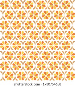 background pattern of dark orange and pastel yellow light brown and white