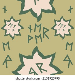 Background pattern with decorative geometric and abstract elements