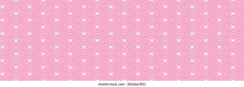Patrón de fondo con adorno decorativo sobre un fondo rosado. Fondo perfecto para papel pintado, texturas. Ilustración vectorial.