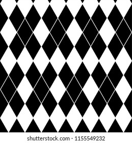 Background Pattern of Diamond. White and Black Diamond Wallpaper. Background design of pattern