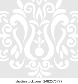 Background pattern with ethnic floral ornament