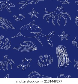 Background pattern fish sea ocean  blue water art animal underwater 