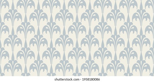 Hintergrundmuster mit floralem Ornament auf weißem Hintergrund im Vintage-Stil. Nahtloses Muster, Textur. Geeignet für Design Buchcover, Poster, Tapete, Einladung, Karten. Vektorbild