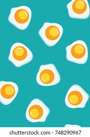 Background Pattern Fried egg