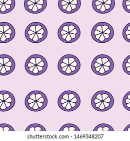 Background Pattern - Fruit Mangosteen