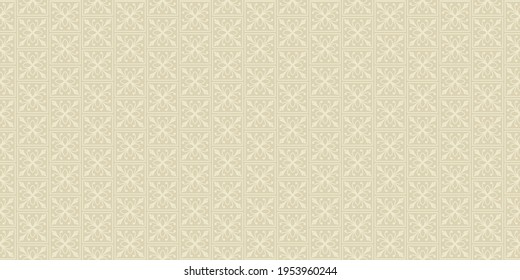 Patrón de fondo con ornamento geométrico sobre un fondo dorado. Ideal para postales, cubiertas, fondos de pantalla. Patrón sin brillo, textura para tu diseño. Imagen del vector