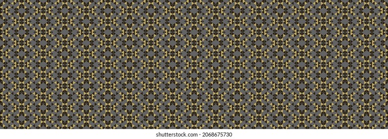 Background pattern with geometric ornament from small triangles for your design. Seamless background for wallpaper, textures. Vector illustration.