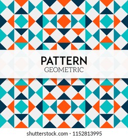 Background Pattern Geometric Retro Color Modern Trend