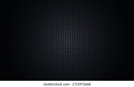 Background pattern of geometric shapes with a paper texture of uniform small indented dots .Vector graphic on a black background. 