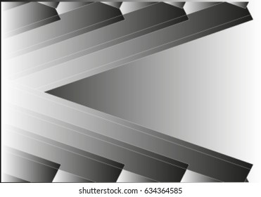 background pattern of gray gradient color as open mouth stripes in vector.