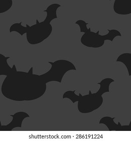 Background pattern halloween cartoon (bats 1)