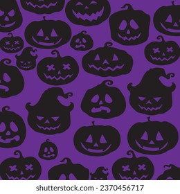 Background pattern Halloween holiday design wallpaper pumpkin 
