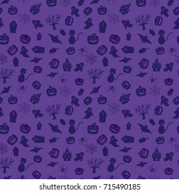 Background pattern Halloween items