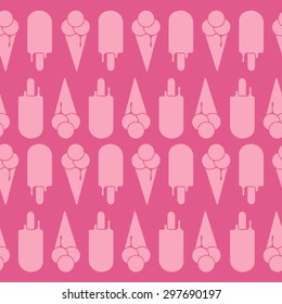 Background pattern ice cream