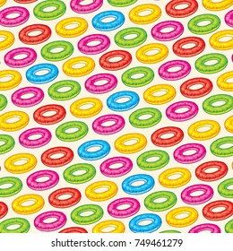 background pattern with inflatable inner tube