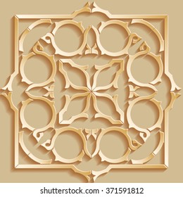 Background with pattern in islamic style