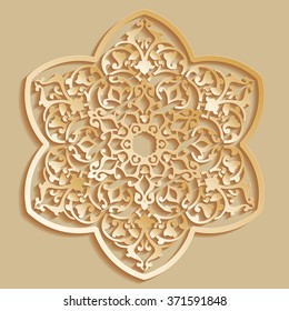 Background with pattern in islamic style