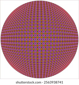 Background pattern knurling on a spherical workpiece