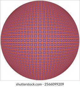 Background pattern knurling on a spherical workpiece