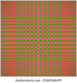 Background pattern knurling on a spherical squares workpiece