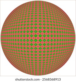 Background pattern knurling on a spherical workpiece