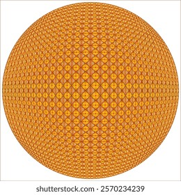 Background pattern knurling on a spherical workpiece