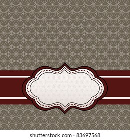 Background pattern -  label