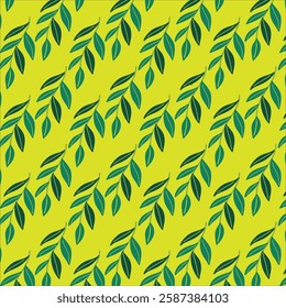 background pattern leaf samless design