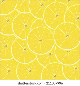 Background pattern from lemons. It could be used for background on printed stuff / Background from lemons