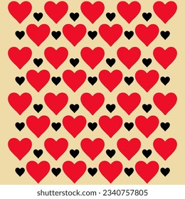 background, pattern, love, vector, abstract, heart