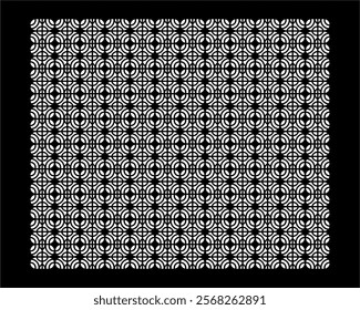 The background pattern is a modern motif with elegant circles and lines. Suitable for the needs of the printing and ceramic industry.