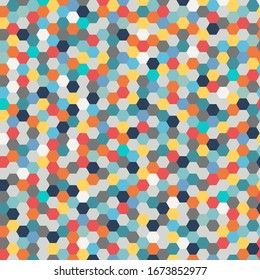 fondo con la ilustración vectorial abstracta de mosaico brillante de patrón