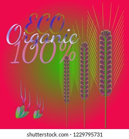 Background pattern nature multicolored eco spica suite.