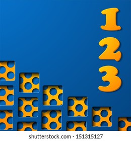 background pattern with numbers