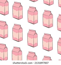Background pattern pink cartons