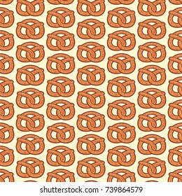 background pattern with pretzel